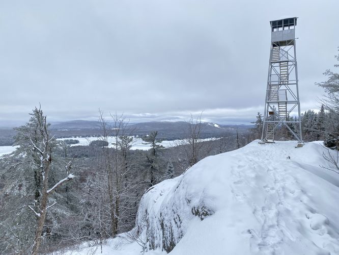 View from top of Bald Mountain w/Fire Tower