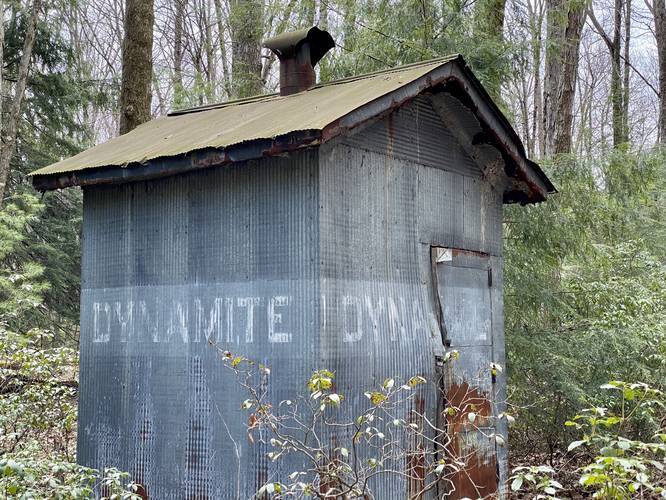 Old CCC dynamite shed
