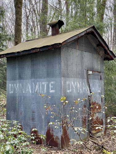 Old CCC dynamite shed