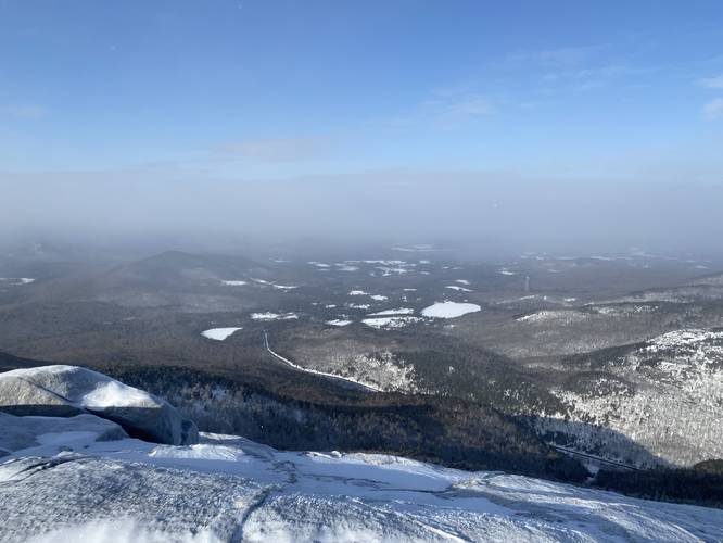 View west from Cascade Mountain summit