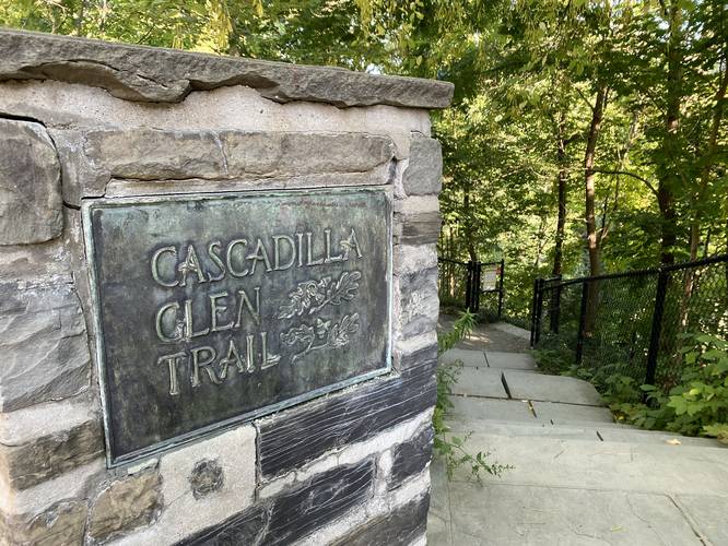 Cascadilla Glen Trail (old plaque)