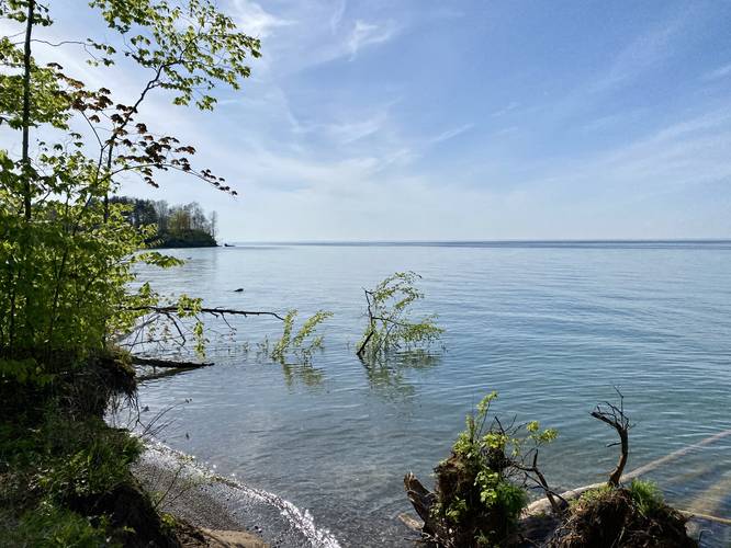 Lake Ontario shoreline view