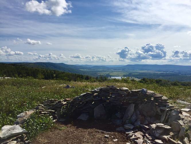 Campsite with view of Canaan Valley