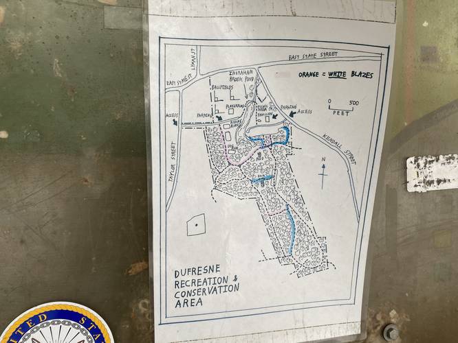 Dufresne Recreation Area trail map