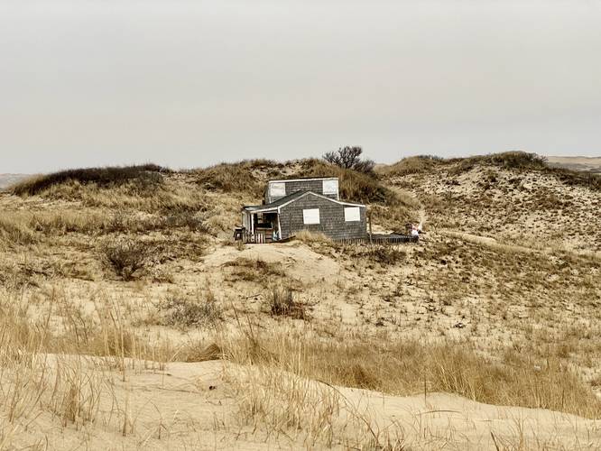 View of a Dune Shack