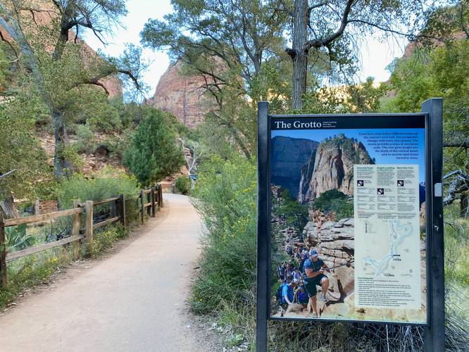 The Grotto trail info