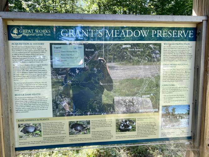 Grant's Meadow Preserve trailhead info