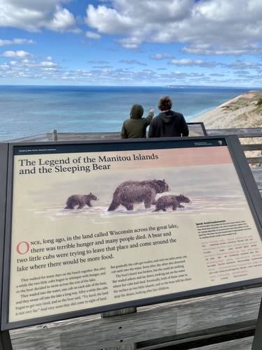 Sleeping Bear Dunes naming history