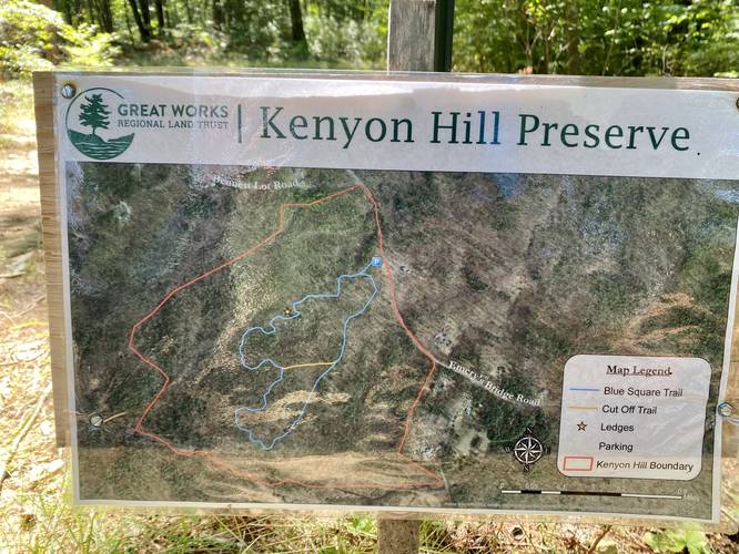 Kenyon Hill Preserve map