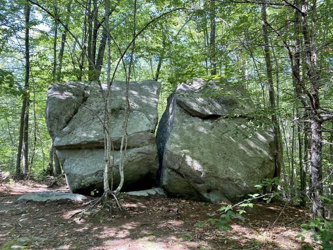 Large boulders