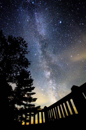 Milky Way from Leonard Harrison lookout - September 2019
