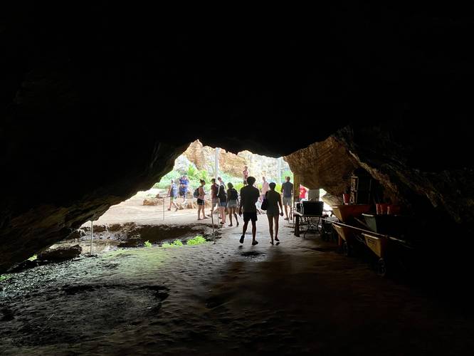 Inside Makauwahi Cave