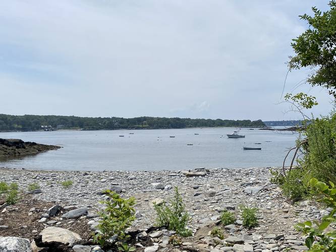 View into Casco Bay from Picnic Point