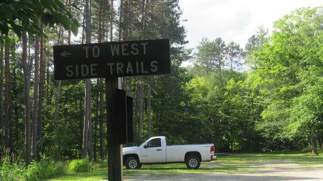 Sign for West Side Trails