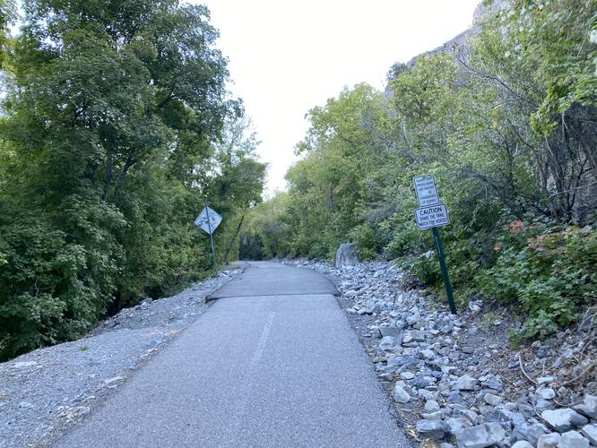 Hike the bike trail to reach Bonneville Shoreline Trail