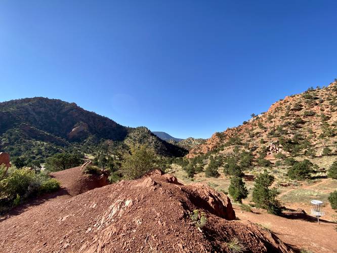 View of Red Hill from Thunderbird Gardens