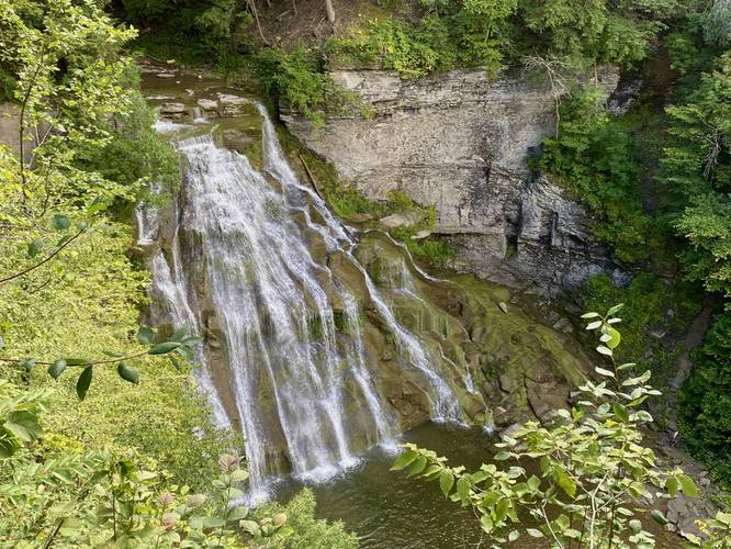 Lower Delphi Falls (approx. 40-feet tall)